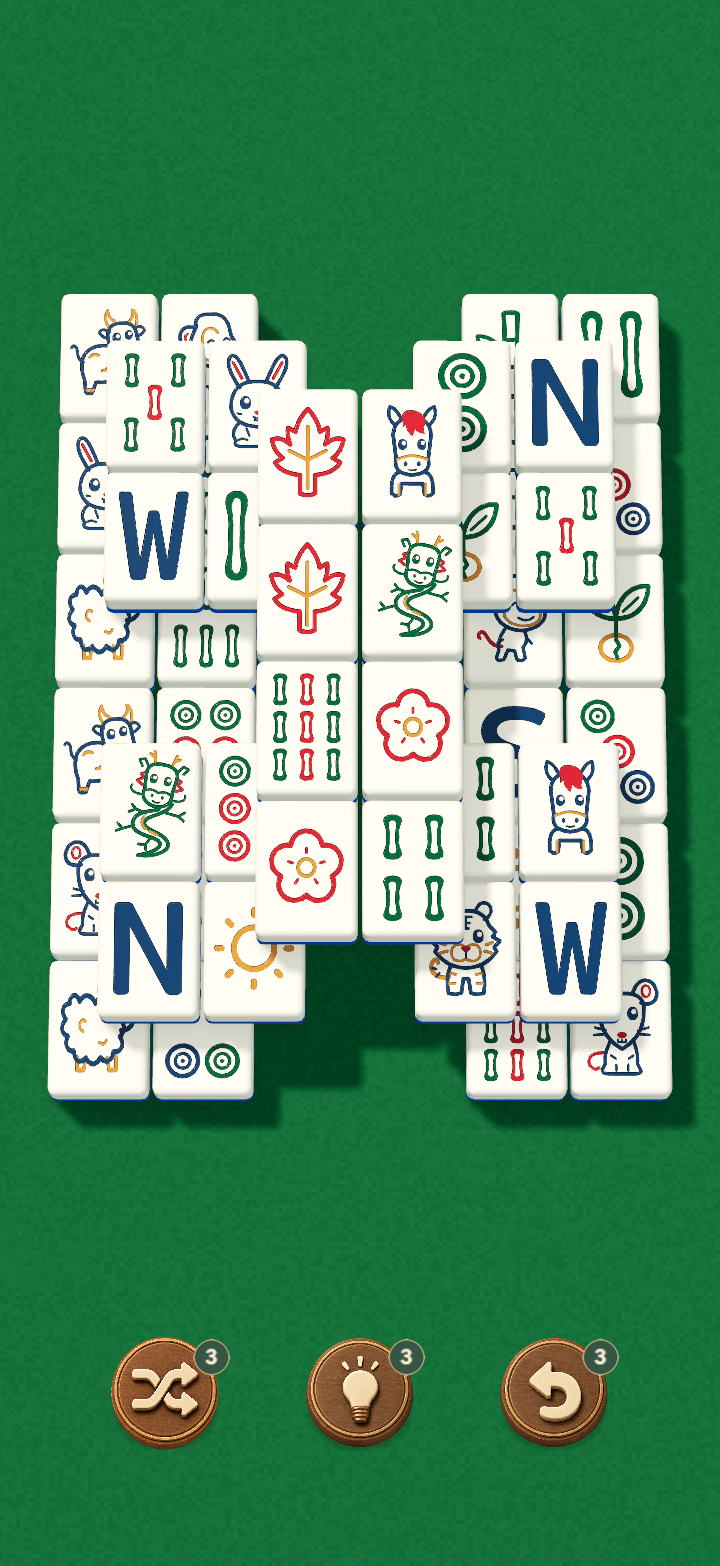 The real Jade Butterfly Mahjong Solitaire level for calm untimed play