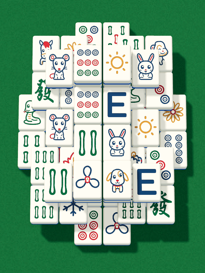 Grand Temple Mahjong Solitaire strategy board